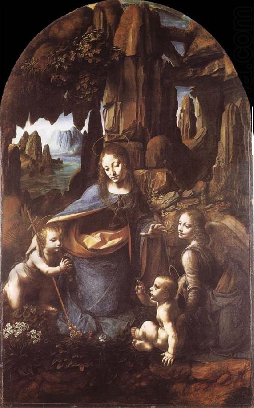LEONARDO da Vinci Madonna in the rock grottos china oil painting image